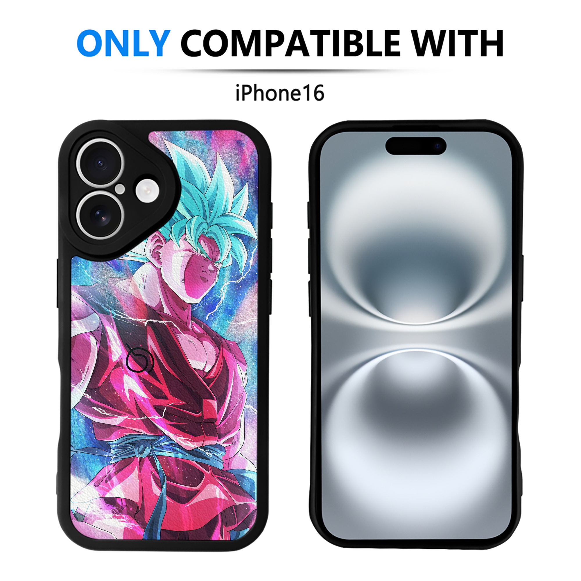 （画像用） ドラゴンボール DRAGON BALL 【iPhone 16シリーズ対応】シリコンスマホケース（レザー調） 材質：シリコン